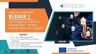 Webinar 2 | Co-creation & consumer engagement - driving demand response adoption