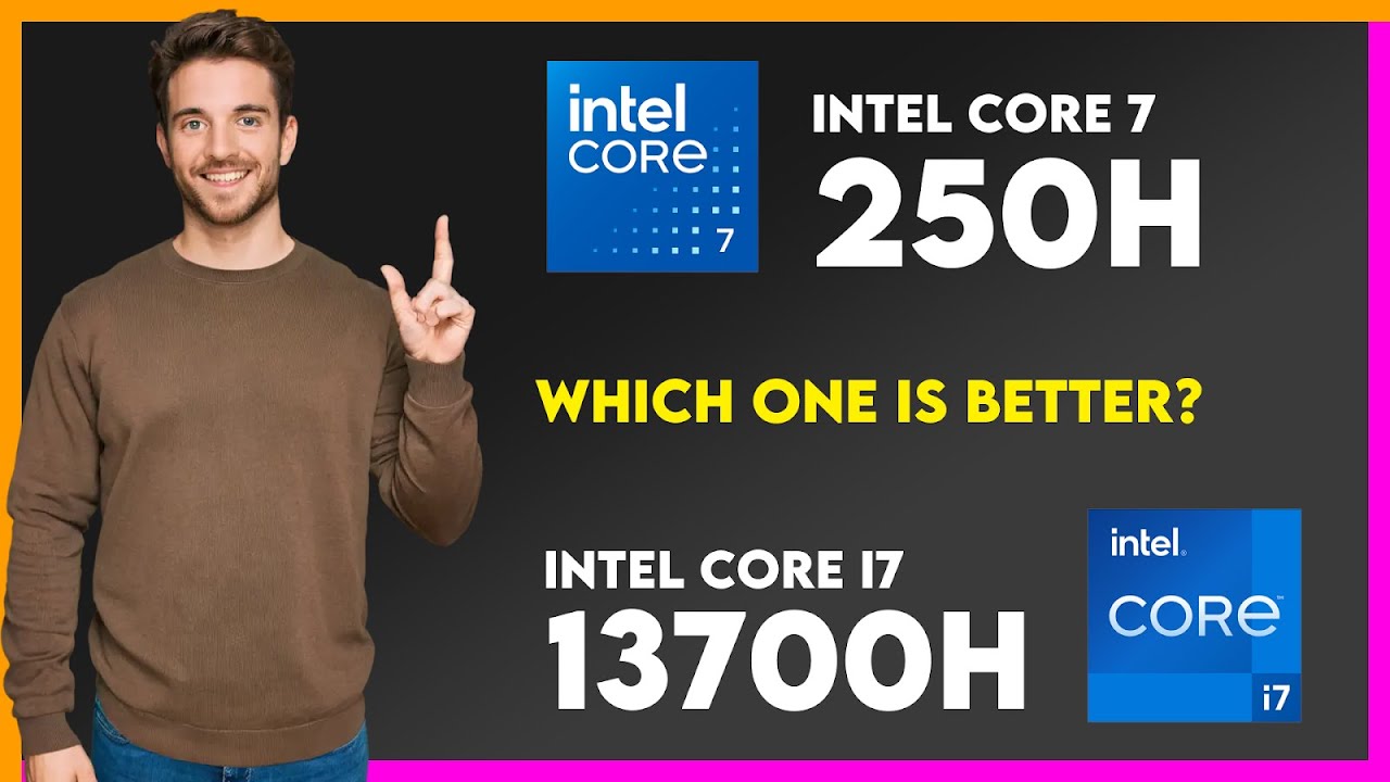Intel Core 7 250H vs Intel Core i7 13700H Comparison - YouTube