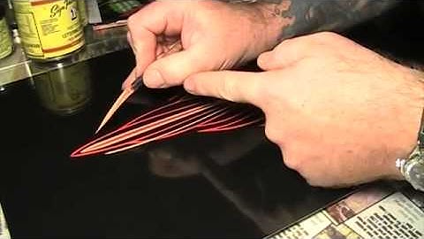 PINSTRIPING A KOOL DESIGN WITHIN 10 MINUTES BY DoRr