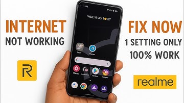 "Mobile Data Not Working on Realme?  Internet Not Working | Fix Now 100% Working Tips✅