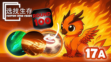 Phoenix Round 100 With IMBA Skills Combo - Dota 2 Custom Hero Chaos