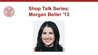 Shop Talk Series: Morgan Beller