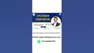 Tips for New Scrum Masters #agile #scrum #scrummaster