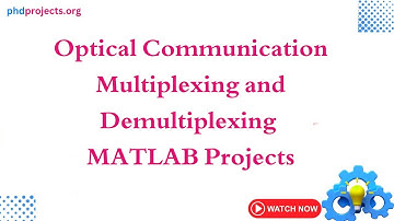 Optical Communication Multiplexing and Demultiplexing MATLAB Projects