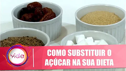Qual a melhor opção para substituir o açúcar?
