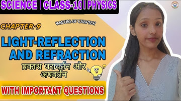 LIGHT - REFLECTION AND REFRACTION l प्रकाश परावर्तन और अपवर्तन l QUESTION FOR MID TERM EXAM 2024