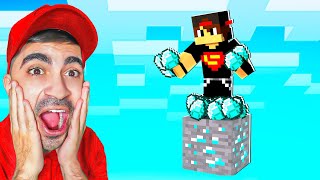 بلوك واحد #6 : اخيرا لقينا دايموند - Minecraft One Block