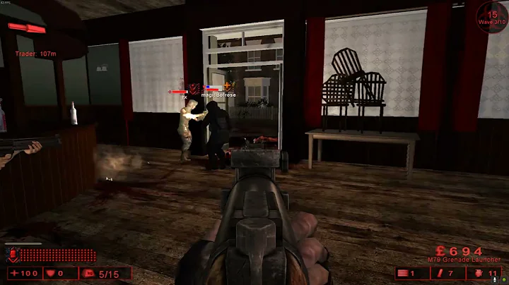 Killing Floor 1 | KF-Sawn of The Dead | Demolitionist (Waves 1-10 + Boss - Patriarch)