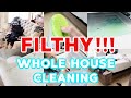 *FILTHY* EXTREME WHOLE HOUSE CLEAN WITH ME! SPEED CLEANING MOTIVATION 2021! CLEANING ROUTINE! SAHM