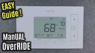 Emerson SENSI ST55 | Manual OVERRIDE | Programmable Thermostat