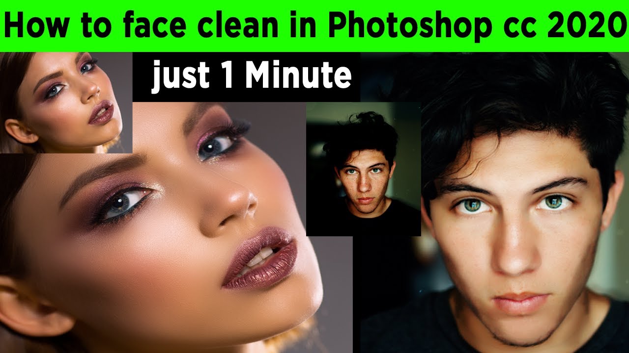 How to face clean in cc 2020 just 1 Minute download