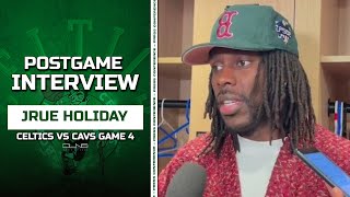Jrue Holiday REACTS to Celtics Game 4 Win vs Cavs | Postgame Interview