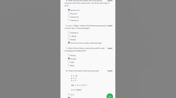 Nptel python for data science week 1 assignment answer 2024|python for data science nptel answer