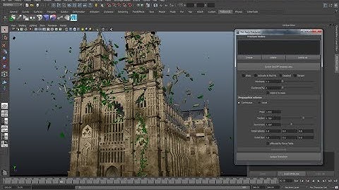 Shatter and Destruction tool | Pulldownit 4 for Maya | Tool Of The Day