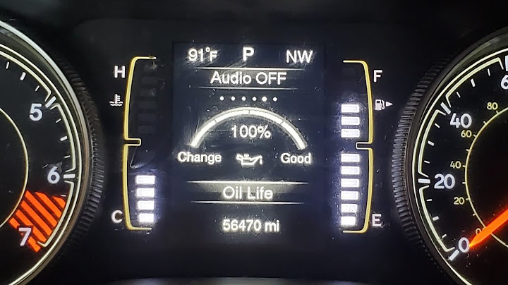 How to reset oil life jeep grand cherokee 2014