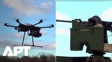 NAVO en Duitsland testen geavanceerde anti-dronesystemen: Fortem DroneHunter, geweren en voertuig...