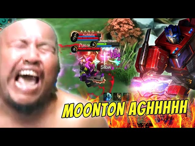 BARU MINTA LAWAN YANG KERAS SAMA MOONTON !!! LANGSUNG DI LOCK JHONSON JANGENAM SEPANJANG GAME !!! class=