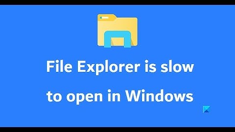 How to fix slow loading folders green loading bar in Windows