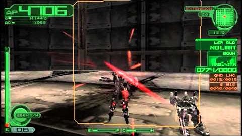 Armored Core 3:Silent Line Portable My AC vs Silverfox Remake