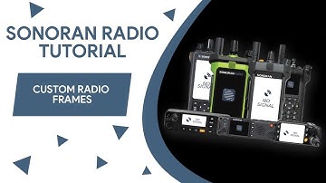 Sonoran Radio: Customizing Radio Frames