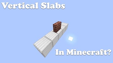 ✅ Vertical Slabs Tutorial! | Minecraft Java 1.18.1