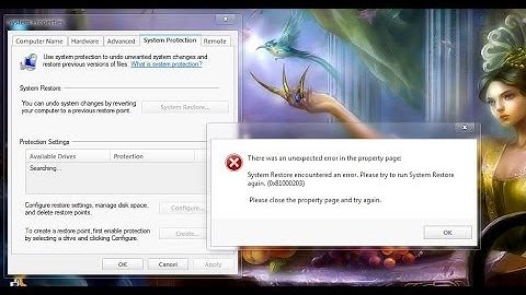How to FIX windows 7 System restore point creating error