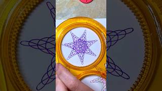 MAGIC CIRCLES #magic #circle #spirograph #tutorial #paint #painting #paintingtutorial #2024 #shorts