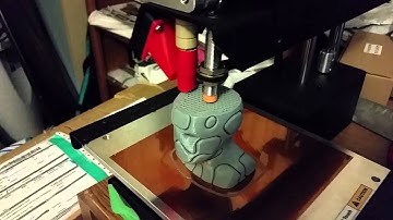 Mid Process 3D Print - Printrbot Simple Metal