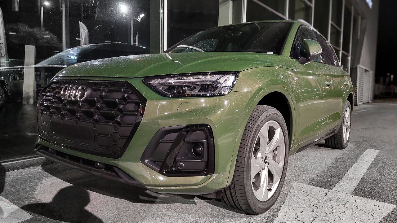 AMAZING color District Green Metallic - Facelift Audi Q5 S Line 2021