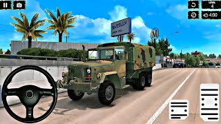 US Army Truck Driving Cargo Games - Off-road Army Truck Driving Simulator 3D - Android Gameplay screenshot 3