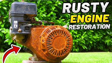 RUSTY ABANDONED ENGINE RESTORATION