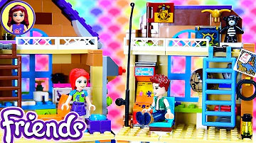 Lego Friends Mia's House Renovations - Daniel's Bedroom & Kitchen Extension Custom Craft DIY