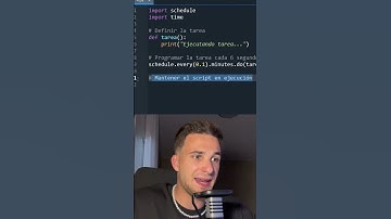Programa una Tarea Cada 6 Segundos en Python ⏲️🐍