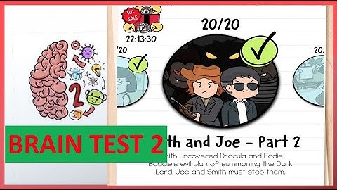 Smith and Joe Part 2  - Brain Test 2  All Levels Answer 1 to 20  Walkthrough Solution.