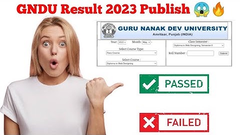 GNDU Result 2023 Publish Now 😱🔥|| Gndu Result News Today || Gndu Latest Update || Revaluation Result