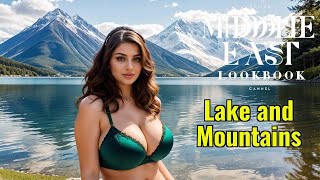 [4K] Middle East Ai Lookbook-Arabian- Lake And Mountains