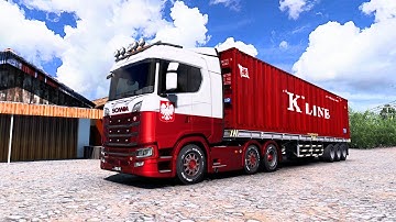 Scania S520 V8 Philip Judge Open Pipe Sound Mod - ETS2 1.40