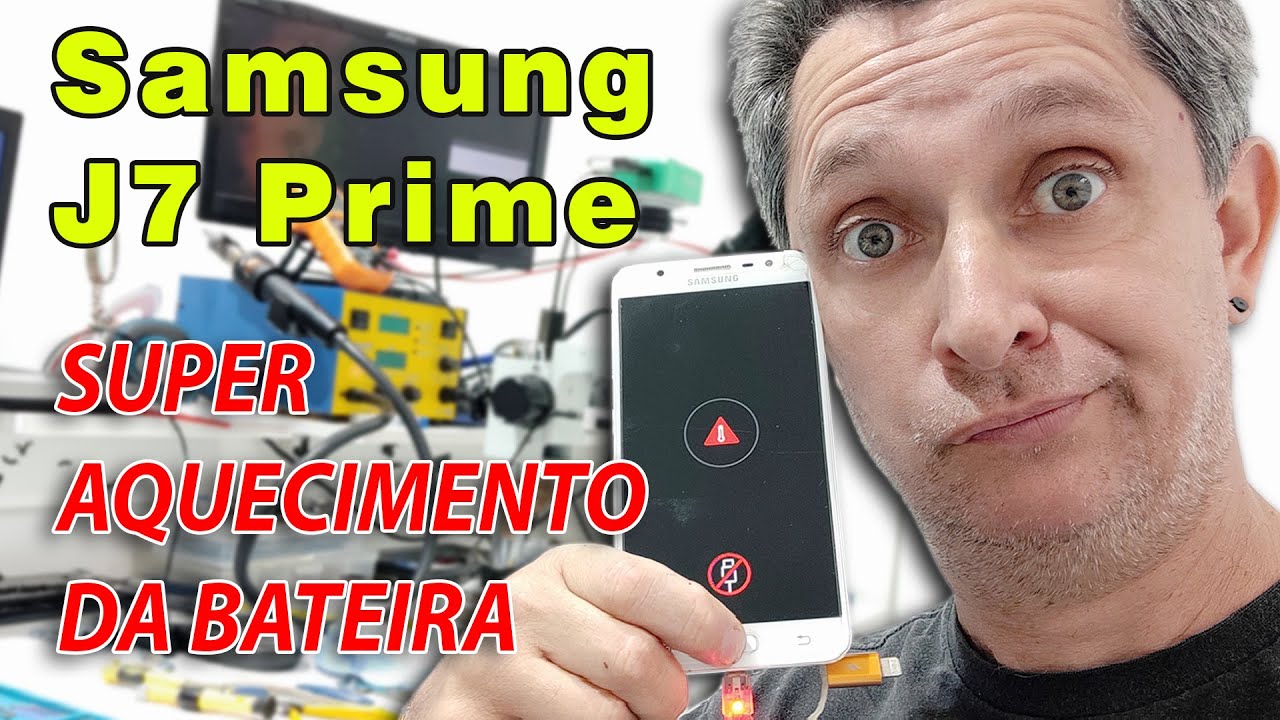 J5 PRIME E J7 PRIME G610 NÃO CARREGA APARECENDO ALTA TEMPERATURA OU