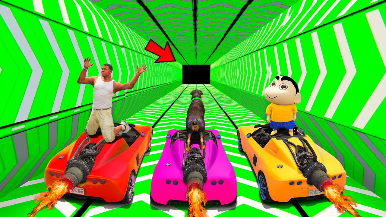 SHINCHAN AND FRANKLIN TRIED THE IMPOSSIBLE SPEED BOOSTER TUNNEL PARKOUR CHALLENGE GTA 5 SHINCHAN AND FRANKLIN TRIED THE IMPOSSIBLE SPEED BOOSTER TUNNEL PARKOUR CHALLENGE GTA 5