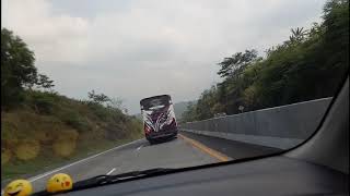 Haryanto Vs Rosalia indah Double Decker Di toll Bawen