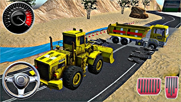 JCB Games 3D City Road Builder Heavy Machines and JCB Driving Simulator - Android Gameplay