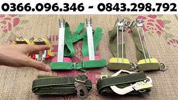 Combo 250K Bao Ship / Guốc Trèo Cây Mới 2025, Móng leo Cây An Toàn Giá Rẻ | Dụng Cụ Trèo Cây Đa Năng