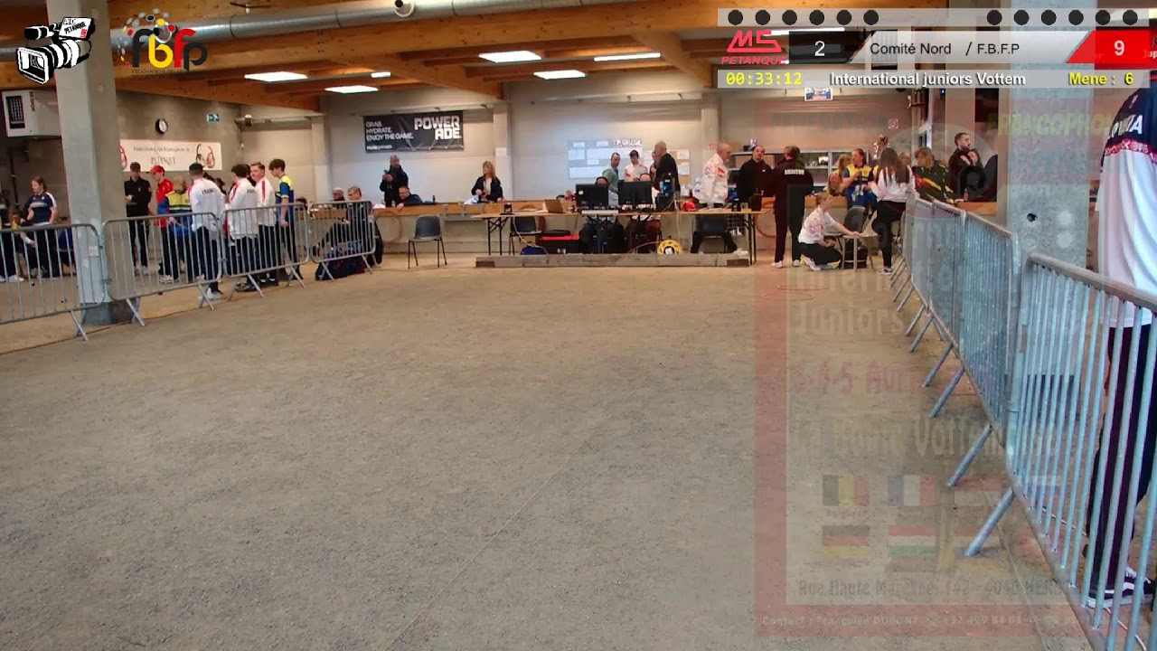 Miniature : Pétanque International Juniors Vottem, 2éme partie de poule