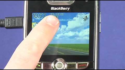 Syncing and charging your BlackBerry on PC or Mac