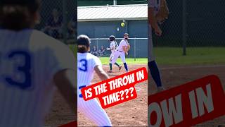 🥎 You Can See This Throw Coming! #highlights #softball