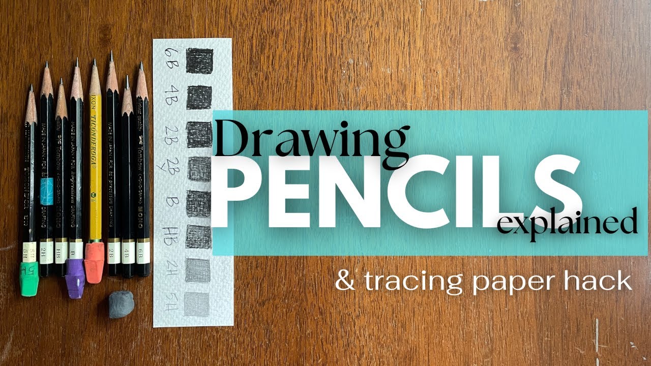 ✏️ Drawing Pencils Explained + a Tracing Hack for Symmetrical