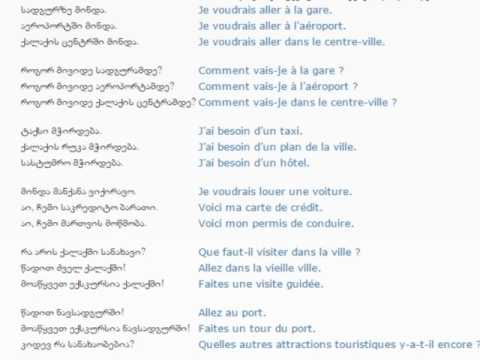 ფრანგულის გაკვეთილი 25 (ქალაქში)/French Lessons 25 /Французский язык Урок 25