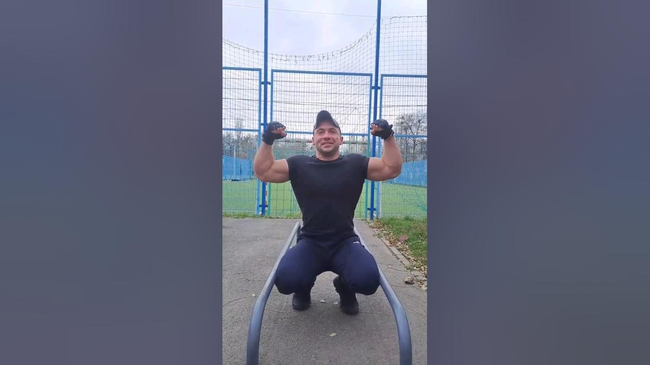 Отжимания на опорах разными хватами💪 - YouTube