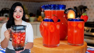 Sharing my TIP on How to Make the BEST STRAWBERRY AGUA FRESCA Recipe