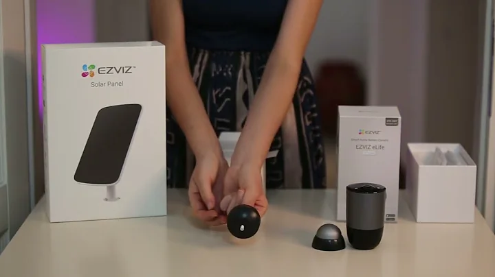 EZVIZ eLife BC1C Battery-Powered Camera with EZVIZ Solar Panel